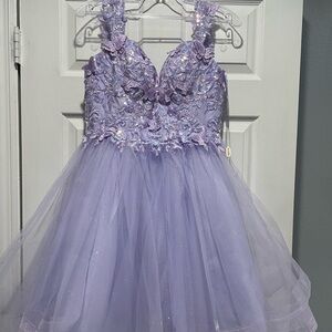 Brand new puffy light purple  dress